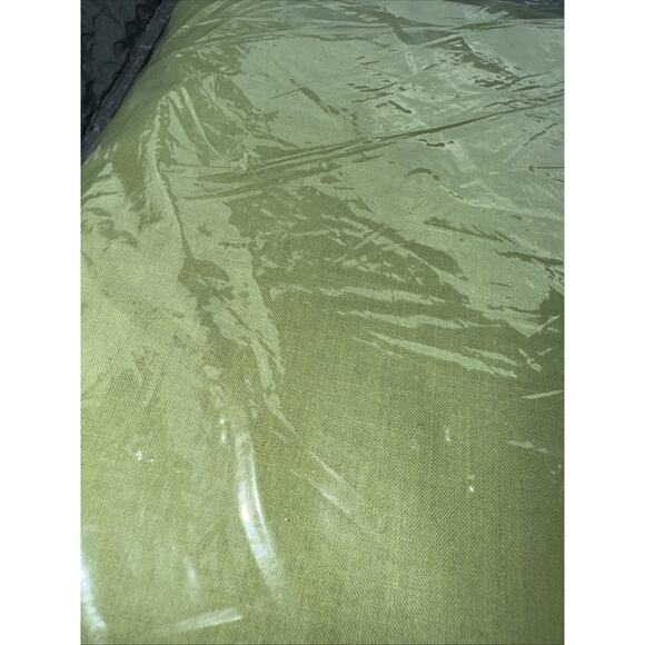 Penn Prest Percale Double Size Fitted Sheet NOS New Sealed Moss Green 54 X 75 - Picture 5 of 5